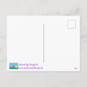 Drie kleurrijke paaseieren in het groene gras Brie Feestdagenkaart (Achterkant)