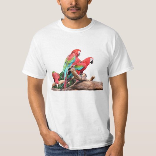 drie kleurrijke paprika's t-shirt (Voorkant)
