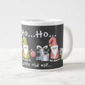 Drie kleurrijke Santa Gnomen Grote Koffiekop (Voorkant rechts)