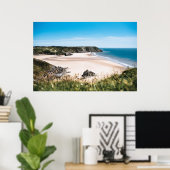 DRIE KLIFFEN BAY, GOWER, WALES POSTER (Thuiskantoor)