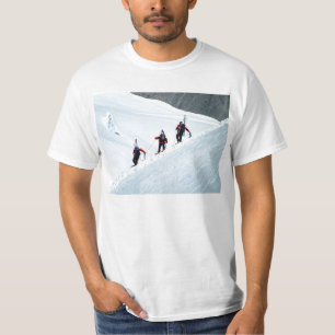 Drie klimmers, Mont Blanc T-shirt