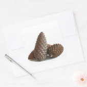 Drie knelpunten vierkante sticker (Envelop)