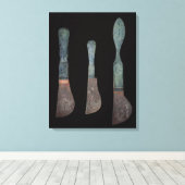 Drie Knives uit Pompeii, Roman, c.100 BC-79 AD Canvas Afdruk (Insitu (Houten vloer))