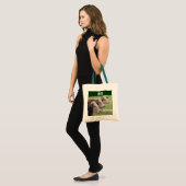 Drie koeien in een rij tote bag (Voorkant (model))