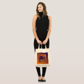 Drie Kokopelli op Golden Road Tote Bag (Voorkant (model))