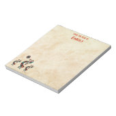 Drie Kokopelli speelt de flank Notitieblok (Linkerzijde)