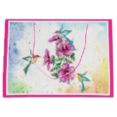 Drie Kolibries Aquarel Cadeautas (Groot) (Voorkant)