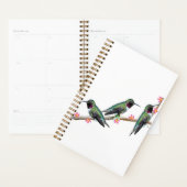 Drie kolibries zittend op een tak Floss Silt Planner (Display)
