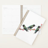 Drie kolibries zittend op een tak Floss Silt Planner (Display)