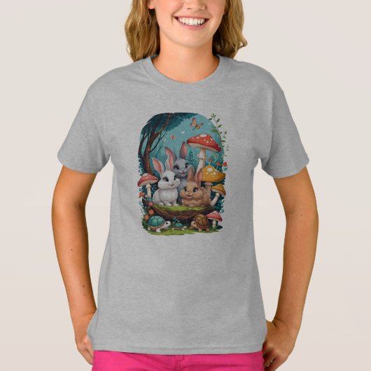 Drie Konijnen & Drie Schildpadden T-shirt (Voorkant)