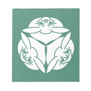 Drie konijnen notitieblok