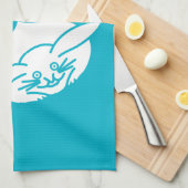 Drie konijnen theedoek (Quarter Fold)