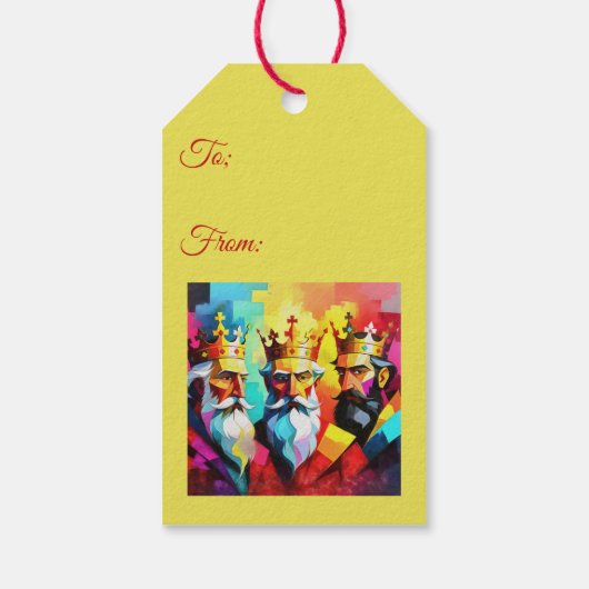 Drie Koningen Cadeaulabel (Achterkant)
