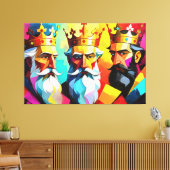 Drie Koningen Canvas Afdruk (Insitu (Woonkamer))