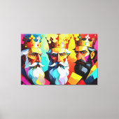 Drie Koningen Canvas Afdruk (Voorkant)