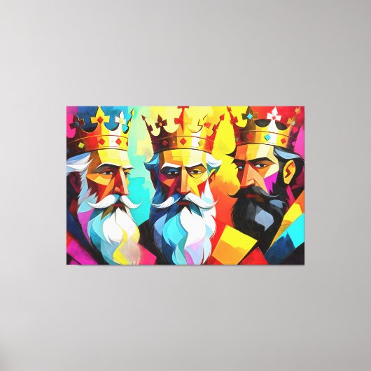 Drie Koningen Canvas Afdruk (Voorkant)
