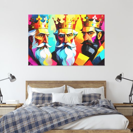 Drie Koningen Canvas Afdruk (Insitu (Slaapkamer))