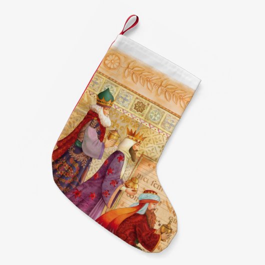 Drie koningen Christelijke voorraad Kleine Kerstsok (Voorkant (Hangend))