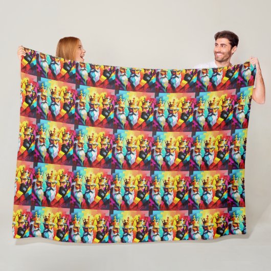Drie Koningen Fleece Deken (In situ)