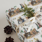 Drie koningen in Bethlehem Cadeaupapier