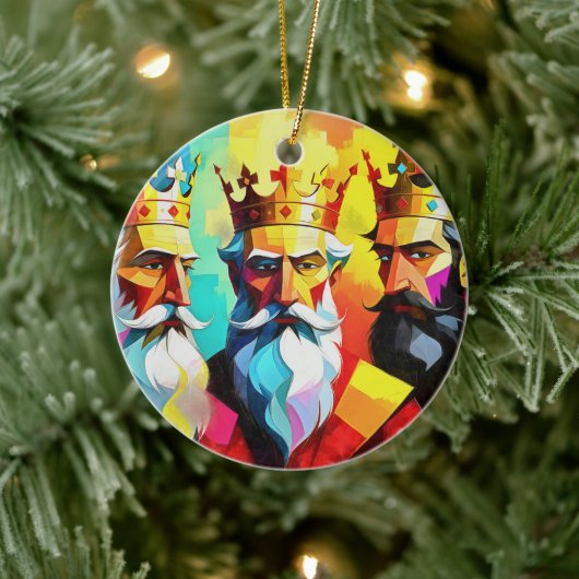 Drie Koningen Keramisch Ornament (Boom)
