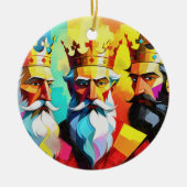 Drie Koningen Keramisch Ornament (Voorkant)