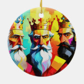 Drie Koningen Keramisch Ornament (Achterkant)