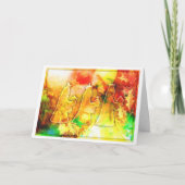 Drie koningen, kerst Kaart (Voorkant)