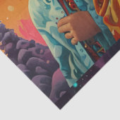 Drie Koningen Kerstfeest Tissuepapier (Detail)