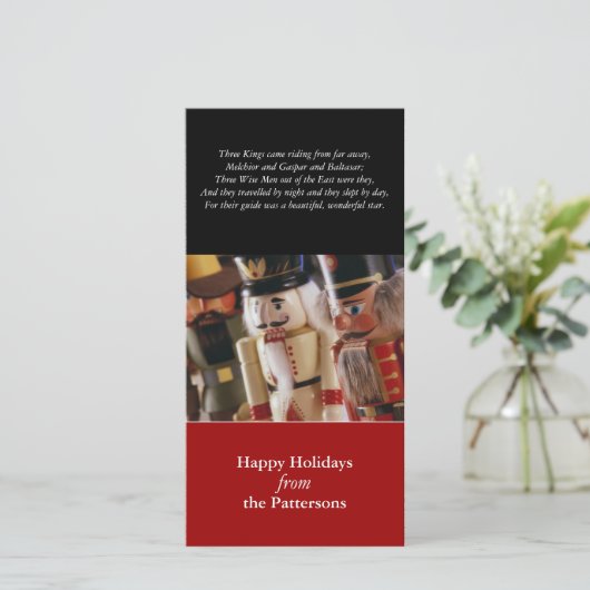 Drie Koningen Kerstkaart (Staand voorkant)