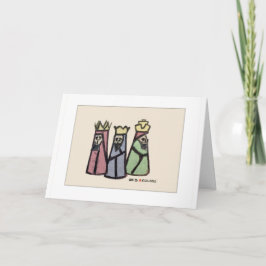 Drie Koningen Kerstkaart Kaart