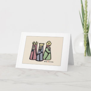 Drie Koningen Kerstkaart Kaart