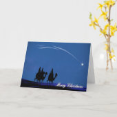 Drie Koningen Kerstvakantie Kaart (Gele Bloem)