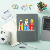 Drie Koningen met Kerstmis Sticker (iPad Cover)