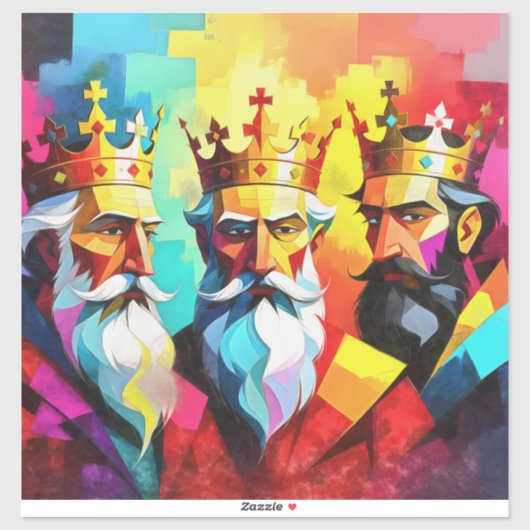 Drie Koningen Sticker (Vel)