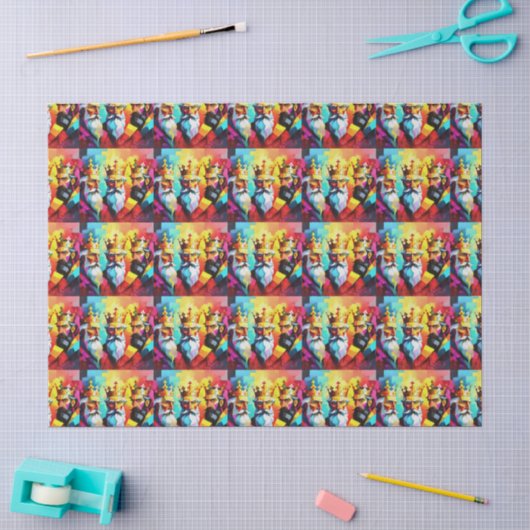Drie Koningen Tissuepapier (Craft)