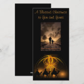 Drie koningen, uw foto en groet feestdagenkaart (Voorkant / Achterkant)