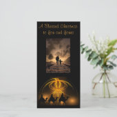 Drie koningen, uw foto en groet feestdagenkaart (Staand voorkant)