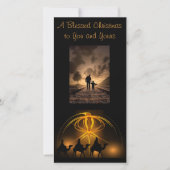 Drie koningen, uw foto en groet feestdagenkaart (Voorkant)