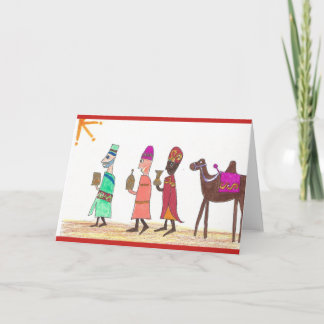 Drie Koningen van Oosten Feestdagen Kaart