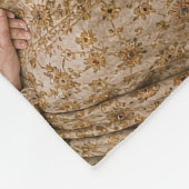 Drie koninginnen in de Londense Tube Fleece Deken (Hoek)