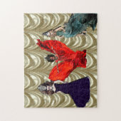 Drie koninginnen staan voor me puzzel (Verticaal)