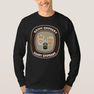 Drie koningsdag Happy Epifany Feliz Dia De Reyes T-shirt