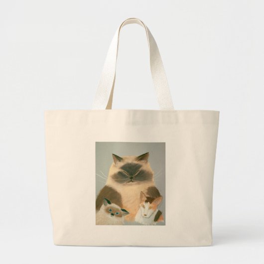 Drie Kool Kats Grote Tote Bag (Voorkant)