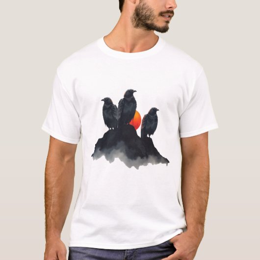 Drie Kraaien T-shirt (Voorkant)