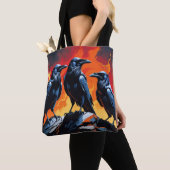 Drie Kraaien Tote Bag (Dichtbij)