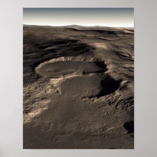 Drie kraters in de regio Oost-Hellas van M Poster (Voorkant)