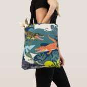 Drie krokodillen tote bag (Dichtbij)