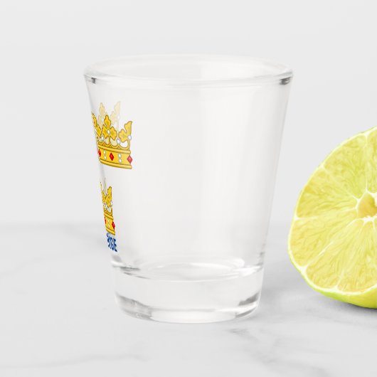Drie kronen in Zweden Shot Glas (Rechts)