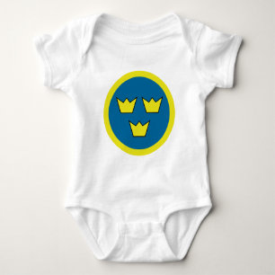 Drie Kroons Zweden Insignia Romper